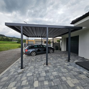 Inspirace Carport ARTOSI – алюминиевый навес для автомобилей
